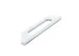 Deurgreep zelfklevend voor glazen schuifwand 150x36mm mat wit 