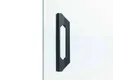 Deurgreep zelfklevend voor glazen schuifwand 150x36mm zwart