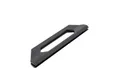 Deurgreep zelfklevend voor glazen schuifwand 150x36mm zwart