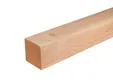 Paal Douglas hout 100x100mm fijnbezaagd 