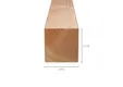 Paal Douglas hout 100x100mm fijnbezaagd 