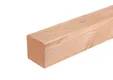 Paal Douglas hout 150x150mm geschaafd aan 145x145mm