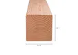 Paal Douglas hout 150x150mm geschaafd aan 145x145mm