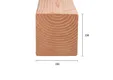 Douglas paal 190x190mm geschaafd