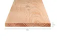 Plank Douglas hout 22x250mm fijnbezaagd 