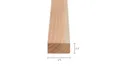 Regel Douglas hout 22x45mm geschaafd