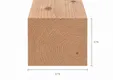 Paal Douglas hout 275x275mm vers gezaagd