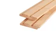 Dubbel Rhombus profiel Douglas hout 19x130mm (werkend 19x120mm) geschaafd