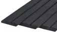 Dubbel Rhombus profiel Douglas hout 19x130mm (werkend 19x120mm) zwart