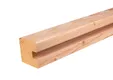 Sleufpaal Douglas hout (eindpaal) 110x110mm 