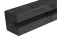 Sleufpaal Douglas hout (eindpaal) 110x110mm zwart geïmpregneerd (gedompeld)
