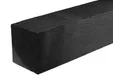 Paal Douglas hout 150x150mm fijnbezaagd zwart geïmpregneerd (gedompeld)