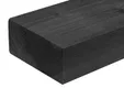 Balk Douglas hout 70x200mm fijnbezaagd zwart geïmpregneerd (gedompeld)
