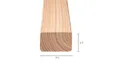 Regel Douglas hout 45x95mm geschaafd