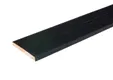Potdekselplank Douglas hout 22x150mm fijnbezaagd zwart geïmpregneerd (gedompeld)