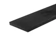 Potdekselplank Douglas hout 22x200mm bezaagd zwart geïmpregneerd (gedompeld) 