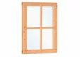 Douglas vast raam met enkelglas - buitenmaat 64,2x81,2cm