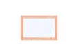 Douglas vast raam gehard dubbelglas - buitenmaat 84,4x126,2cm