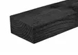 Balk Douglas hout 70x150mm fijnbezaagd zwart geïmpregneerd (gedompeld)