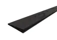 Dubbel Zweeds Rabat Douglas hout 9-30x190mm (werkend 175mm) 2-zijdig fijnbezaagd zwart gespoten