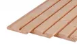 Dubbel Rhombus profiel Douglas hout 26x145mm (werkend 26x130mm) geschaafd 