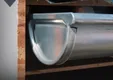 Eindkap verzinkt staal voor 153mm mastgoot