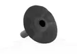 EPDM dakdoorvoer onderuitloop ø63x300mm - Zwart