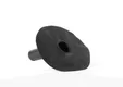 EPDM dakdoorvoer onderuitloop ø75x300mm 45° - Zwart