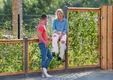 Gaasscherm 180x180cm met Grenen frame
