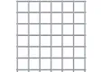 Gaasscherm verzinkt 90x180cm -  Maaswijdte 4,5x4,5cm