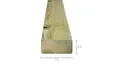 Regel Naaldhout 45x70mm geschaafd geïmpregneerd 
