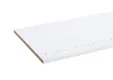 Spaanplaat geplastificeerd kastplank 18mm voorgeboord wit