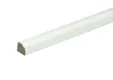 Glaslat E1 Meranti 17x15mm (bovenzijde afgeschuind en ondersponning) Komo 80mu wit gegrond per 10 stuks