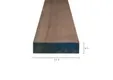 Balk Azobé of Angelim Vermelho 40x150mm bezaagd 