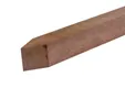 Paal Azobé 60x60mm bezaagd gepunt 