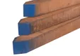 Paal Azobé 70x70mm bezaagd gepunt 