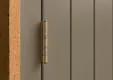 Dubbele deur Meranti buitenmaat 202x221cm met glas en RVS deurbeslag gegrond