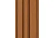 Barcodeprofiel houtcomposiet 33x195mm (werkend 165mm) | Teak (warmbruin)