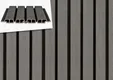 Dubbel Rhombus profiel houtcomposiet 33x170mm (werkend 140mm) | Donkergrijs