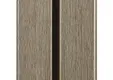Dubbel Rhombus profiel houtcomposiet 33x170mm (werkend 140mm) | Lichtgrijs