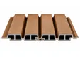 Dubbel Rhombus profiel houtcomposiet 33x170mm (werkend 140mm) | Teak (warmbruin)