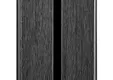 Dubbel Rhombus profiel houtcomposiet 33x170mm (werkend 140mm) | Zwart