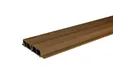 Dubbel rhombus profiel houtcomposiet 30x158mm (werkend 140mm) Teak