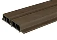Dubbel rhombus profiel houtcomposiet 30x158mm (werkend 140mm) Ipé