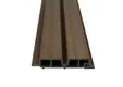 Dubbel rhombus profiel houtcomposiet 30x158mm (werkend 140mm) Ipé