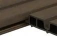 Dubbel rhombus profiel houtcomposiet 30x158mm (werkend 140mm) Ipé