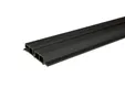 Dubbel rhombus profiel houtcomposiet 30x158mm (werkend 140mm) zwart