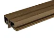 Hoekprofiel houtcomposiet voor triple rhombus profiel 44x90mm walnoot