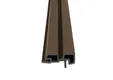 Hoekprofiel houtcomposiet voor triple rhombus profiel 44x90mm walnoot