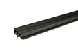 Hoekprofiel houtcomposiet voor triple rhombus profiel 44x90mm zwart